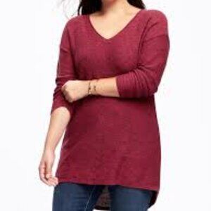 New Old Navy Relaxed Textured V-Neck Sweater P1644